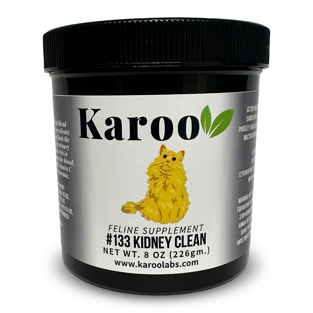 Kidney Clean Supplement for Cats - Karoo Labs - Homeopathic Remedies For Cat Kidney Function